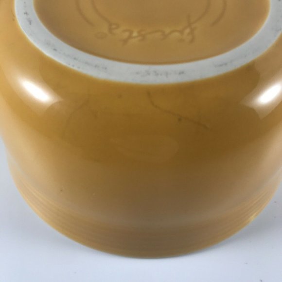 Fiesta Marigold Gusto Bowl Retired Yellow Orange HLC USA - Picture 10 of 12